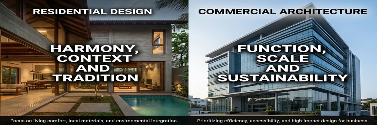 Residential vs Commercial Architecture: Key Differences